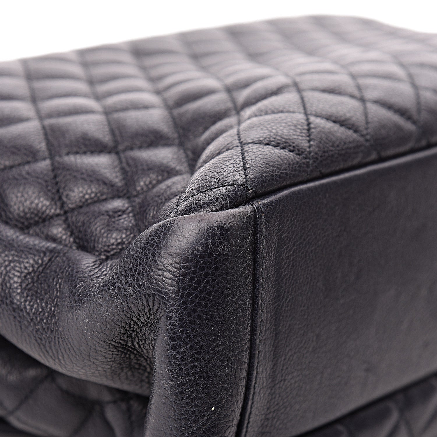 Saint Laurent Calfskin Mixed Matelasse Triquilt Large Monogram Envelope Satchel Deep Marine 17 of 25
