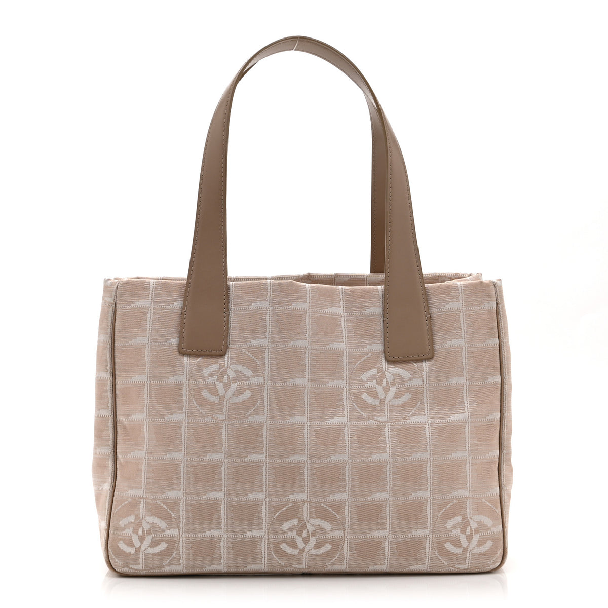 Chanel Nylon Small Travel Tote Beige 1 of 10