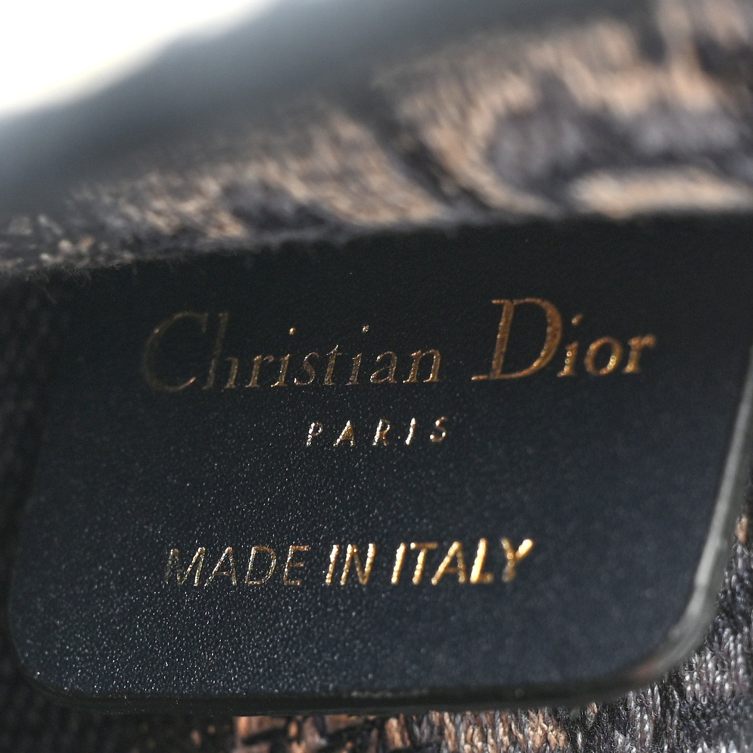 Christian Dior Oblique Mini Book Tote Blue Multicolor 6 of 9