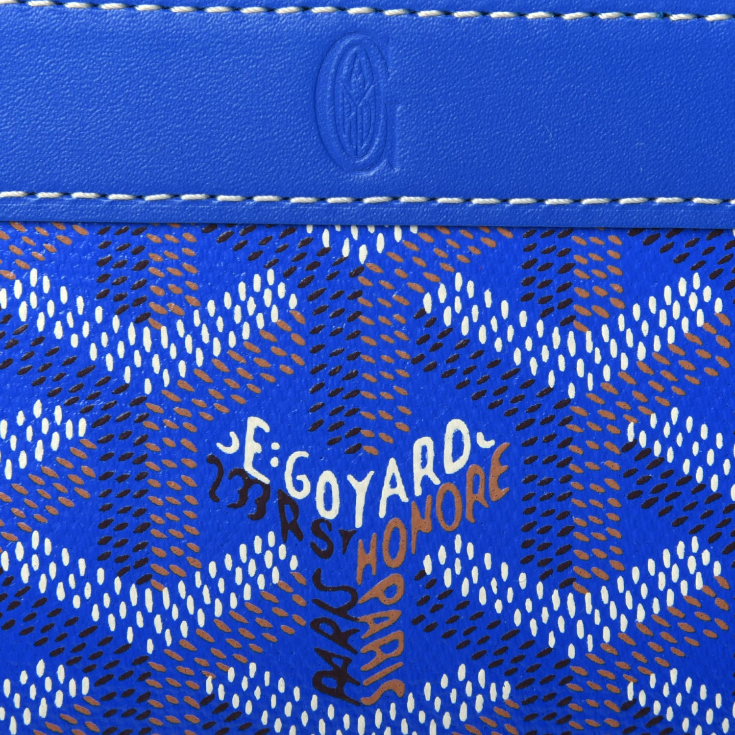 Goyard Goyardine Compact Wallet Blue 4 of 4