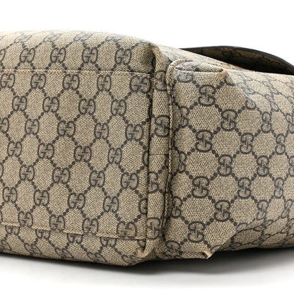 Gucci GG Plus Monogram Messenger Diaper Bag Dark Brown 9 of 16