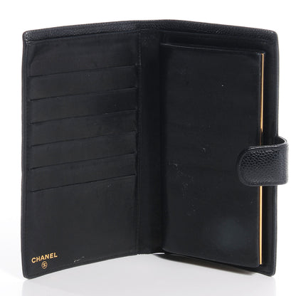Chanel Caviar CC French Wallet Black 5 of 8