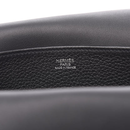 Hermes Taurillon Clemence Halzan 25 Black 8 of 12