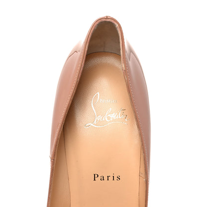 Christian Louboutin Patent So Kate 120 Pumps 40.5 Nude 7 of 8