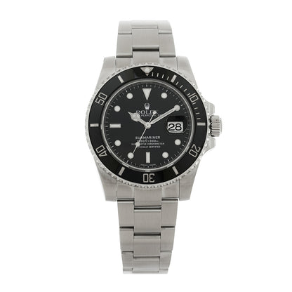 Rolex Stainless Steel 40mm Oyster Perpetual Submariner Date Watch Black 116610LN 1 of 5