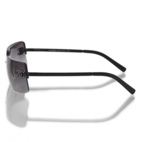 Chanel Crystal CC Logo Sunglasses 4104-B 2 of 9
