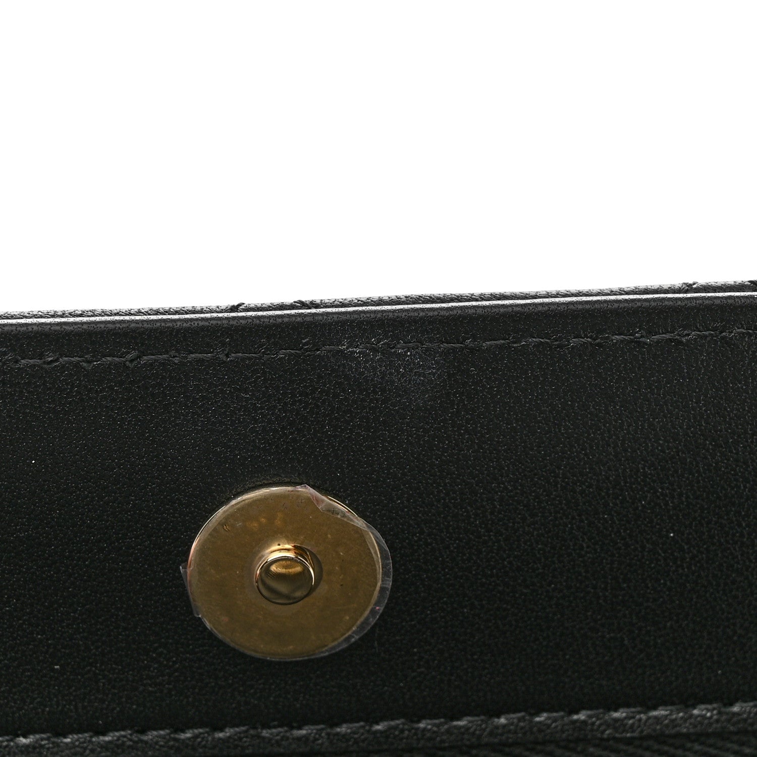 Chanel Lambskin Quilted Enamel Wallet On Chain WOC Black 12 of 12
