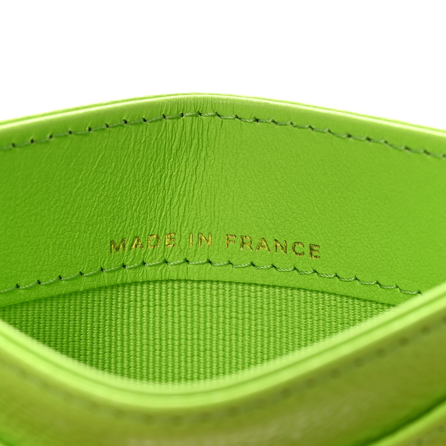 Chanel Caviar Quilted Card Holder Green 7 of 8