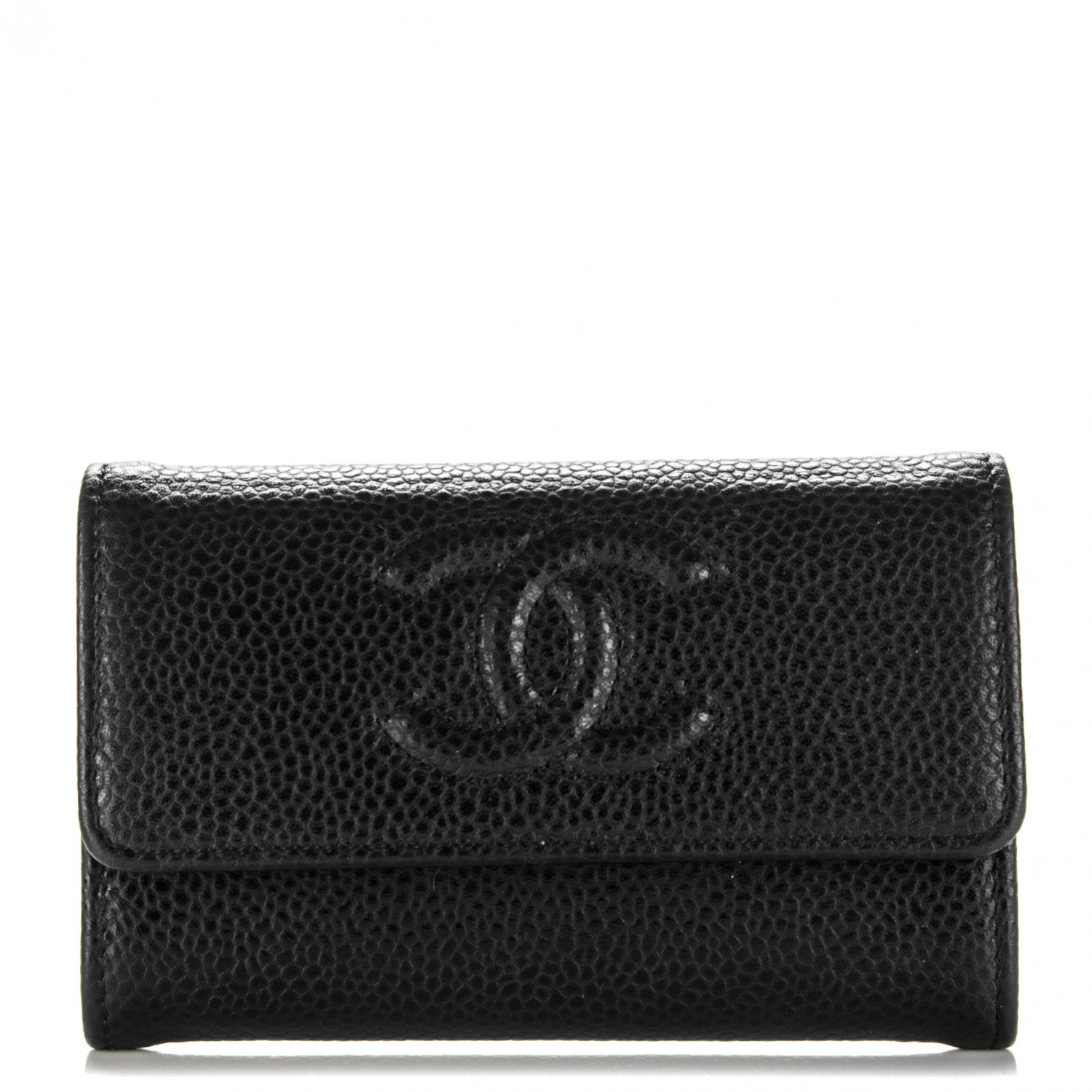 Chanel Caviar Timeless CC Flap Card Holder Black 1 of 8