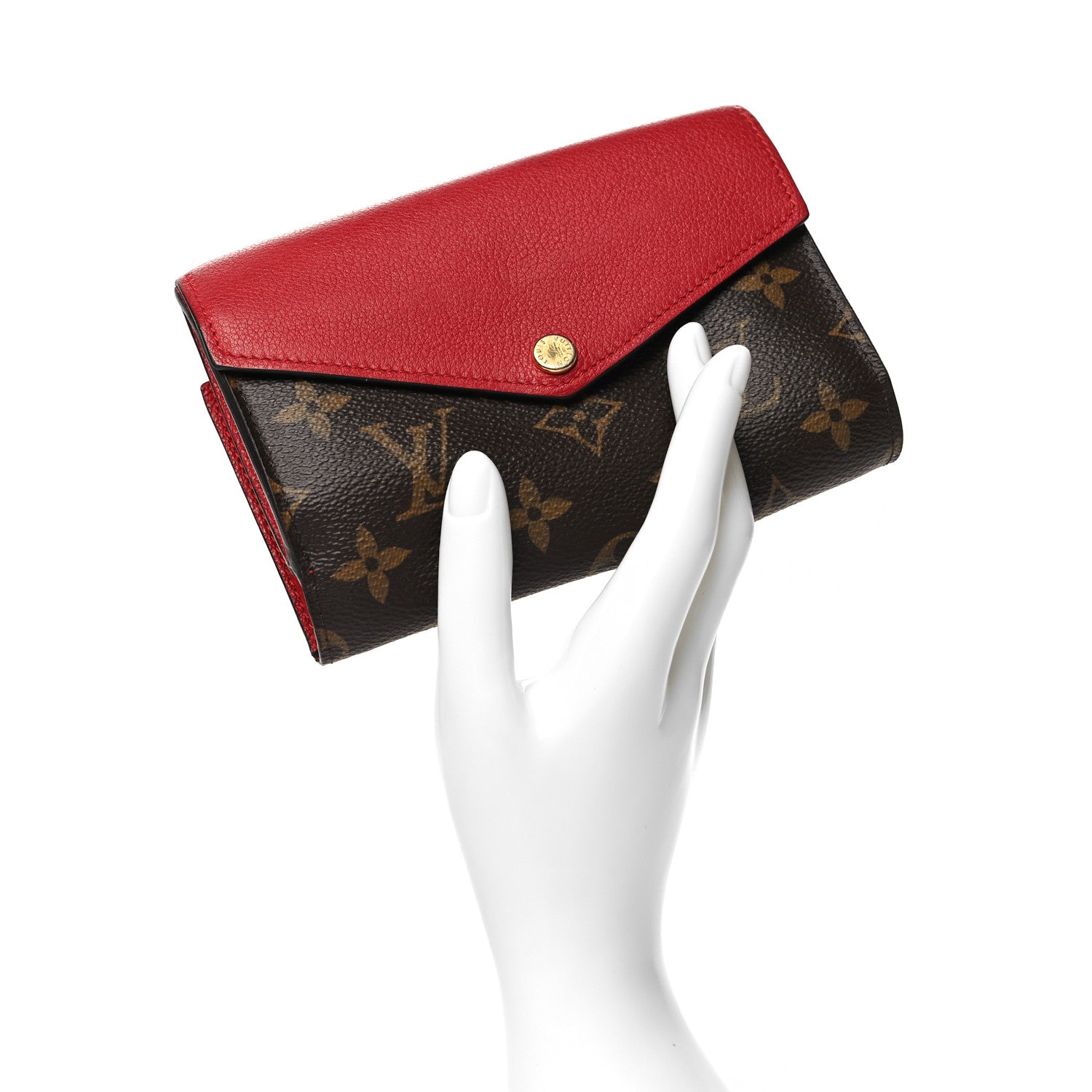Louis Vuitton Monogram Pallas Compact Wallet Cherry 2 of 11