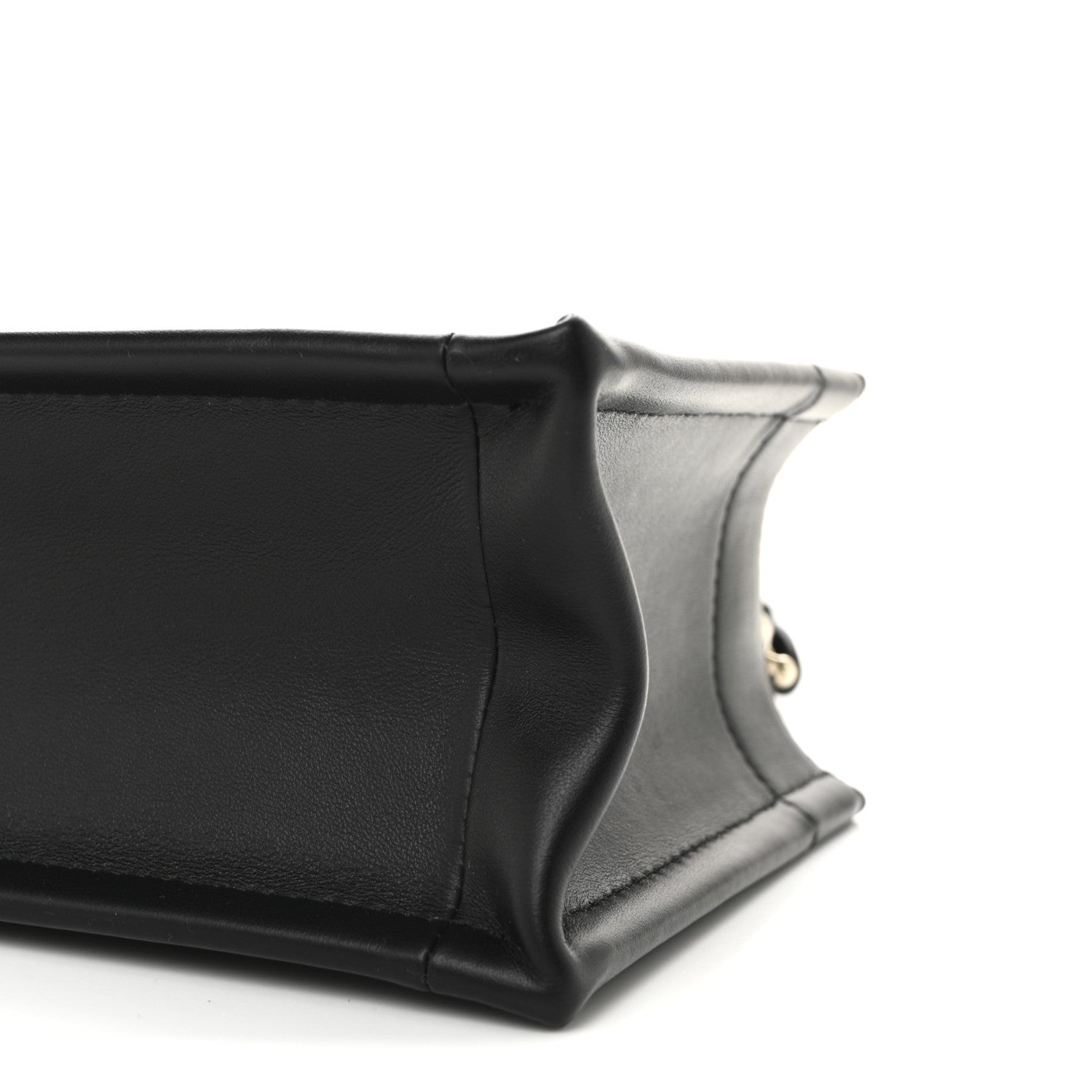 Christian Dior Calfskin Macrocannage Mini Book Tote Black 10 of 11