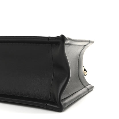 Christian Dior Calfskin Macrocannage Mini Book Tote Black 10 of 11