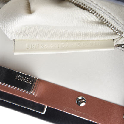 Fendi Nappa Colorblock Mini Peekaboo Iconic Satchel Black White Ecstasy 14 of 15