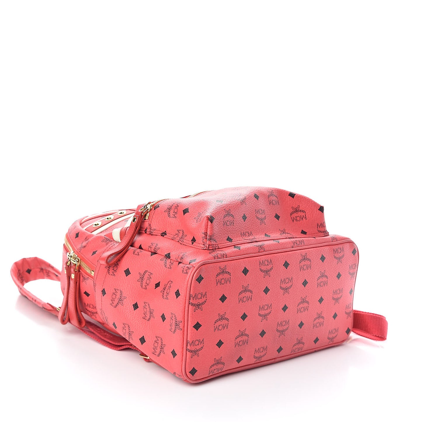 Visetos Studded Medium Stark London Olympic Backpack Corail