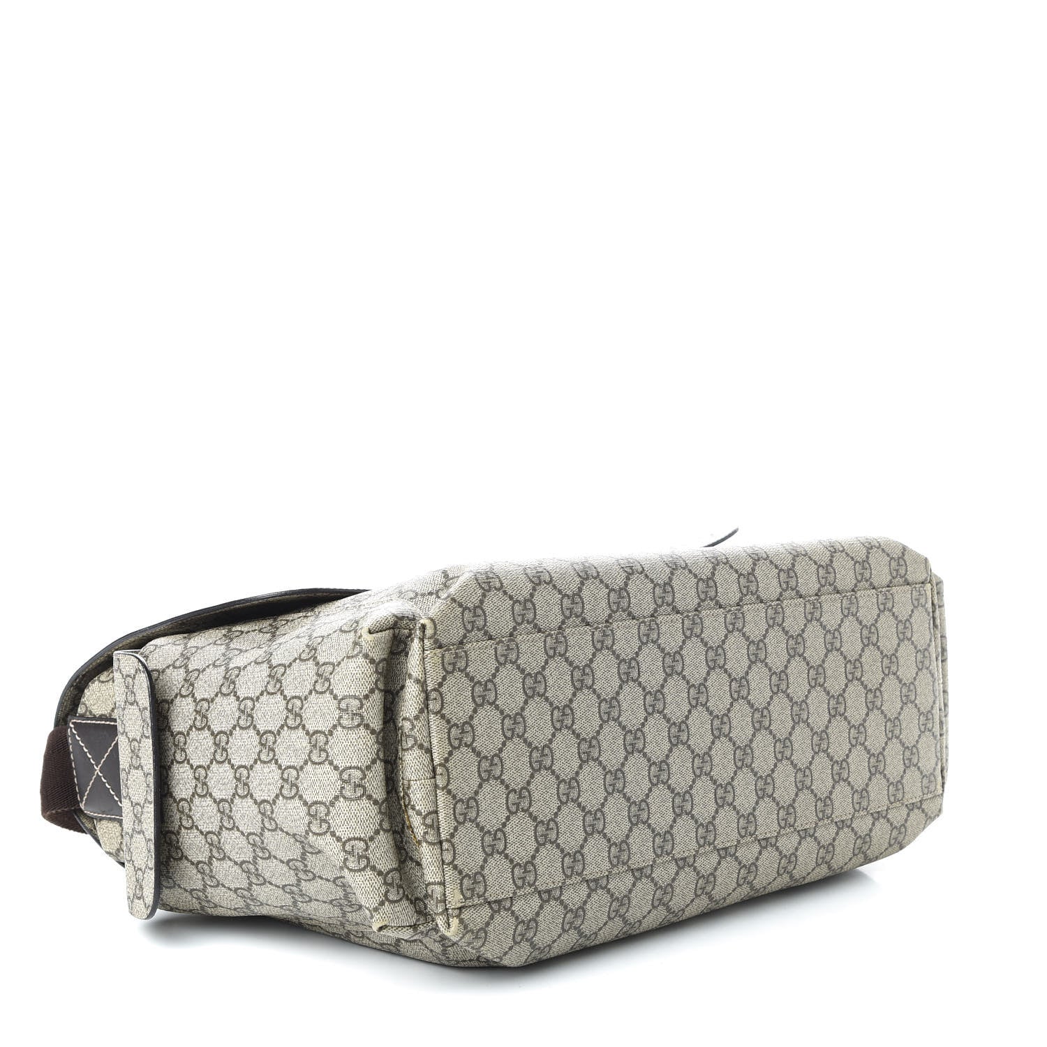 Gucci GG Plus Monogram Messenger Diaper Bag Dark Brown 4 of 11