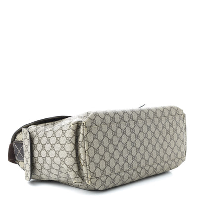 Gucci GG Plus Monogram Messenger Diaper Bag Dark Brown 4 of 11
