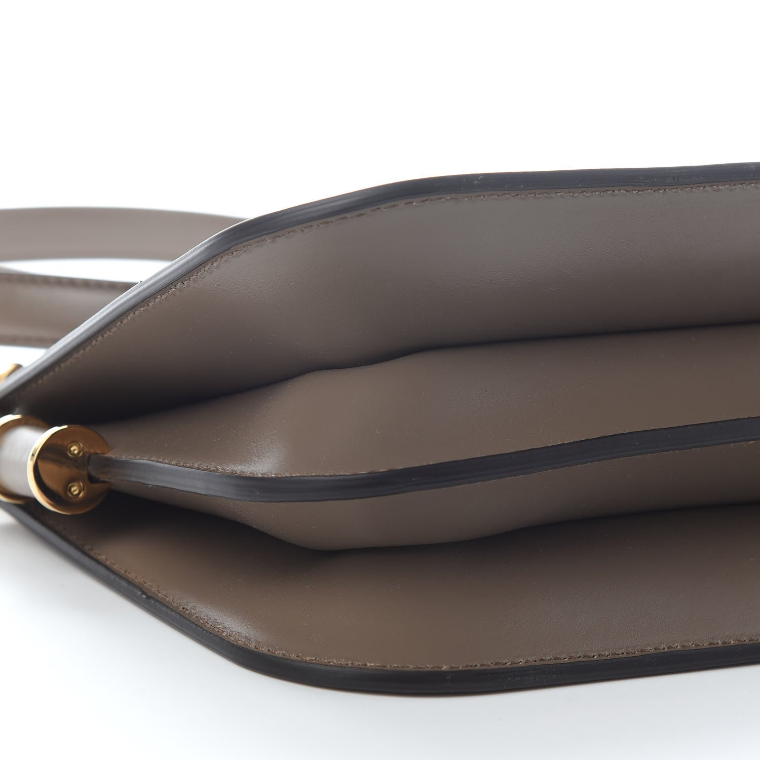 Fendi Vitello King Luxor Fendi Touch Shoulder Bag Tartufo 8 of 9