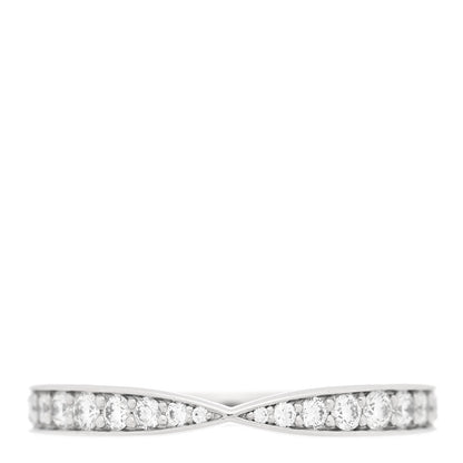 Tiffany Platinum Diamond Harmony Bead-set Band Ring 51 5.75 1 of 5