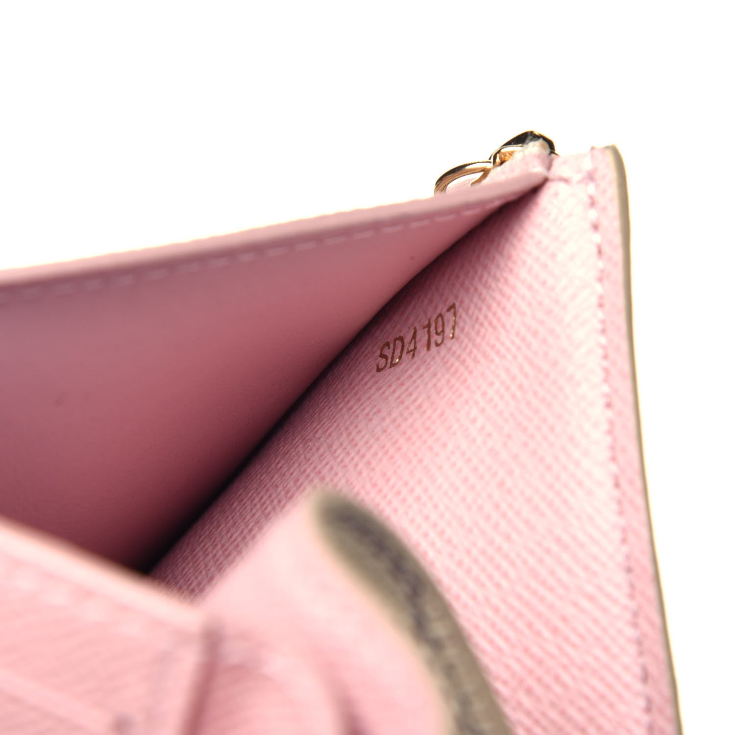 Louis Vuitton Damier Azur Victorine Wallet Rose Ballerine 7 of 7