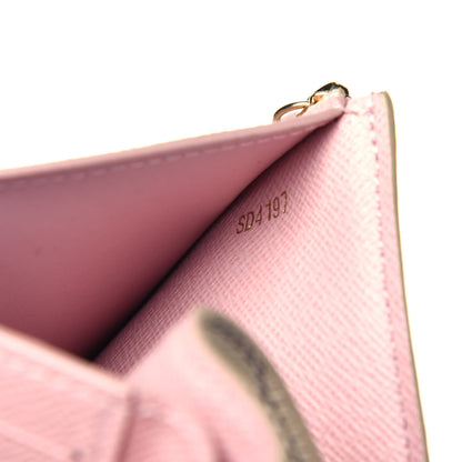Louis Vuitton Damier Azur Victorine Wallet Rose Ballerine 7 of 7