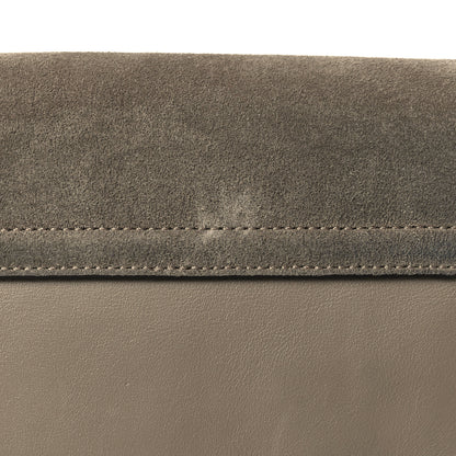Chloe Suede Calfskin Small Faye Shoulder Bag Motty Grey 11 of 11