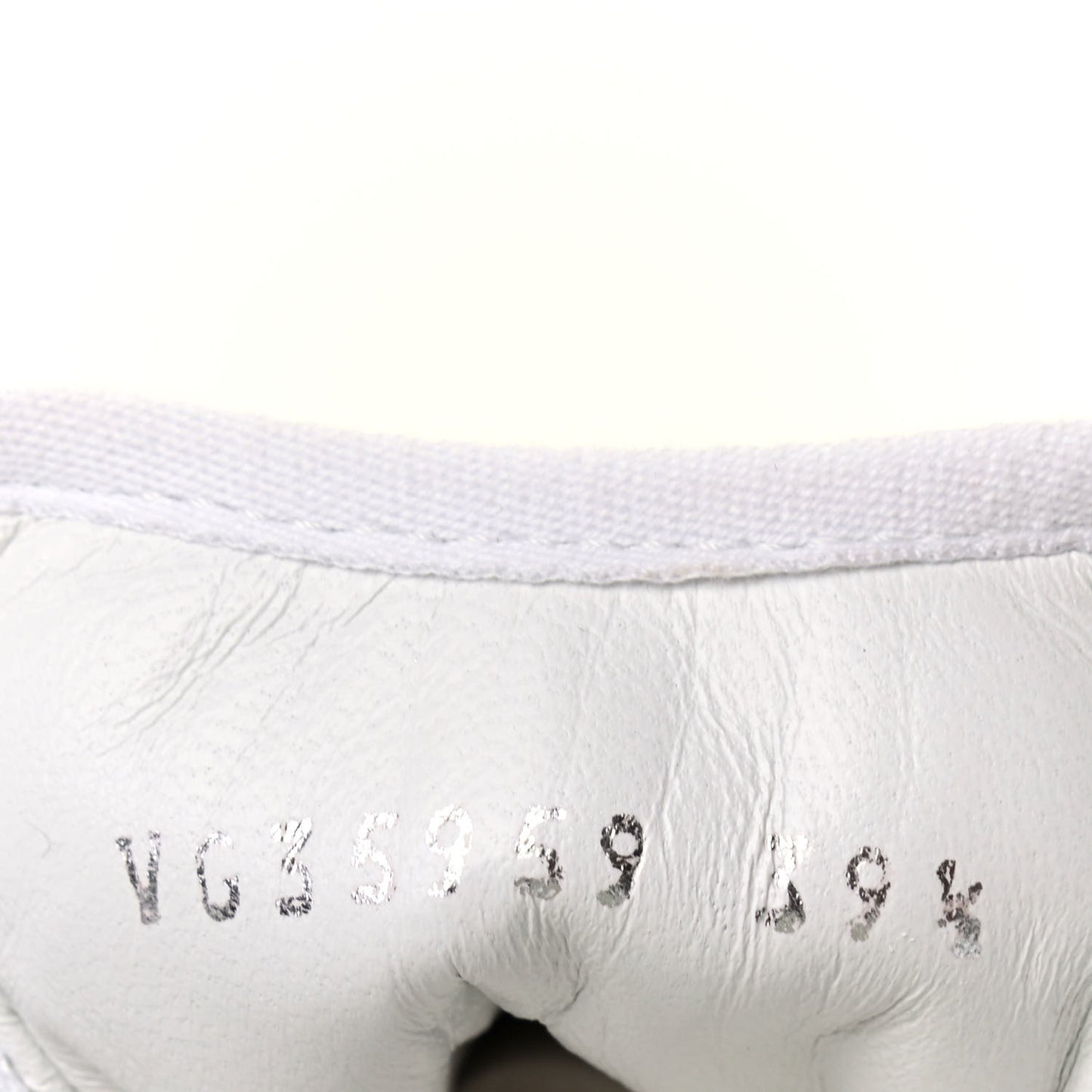 Mixed Fibers Low Top Sneakers 39.5 White