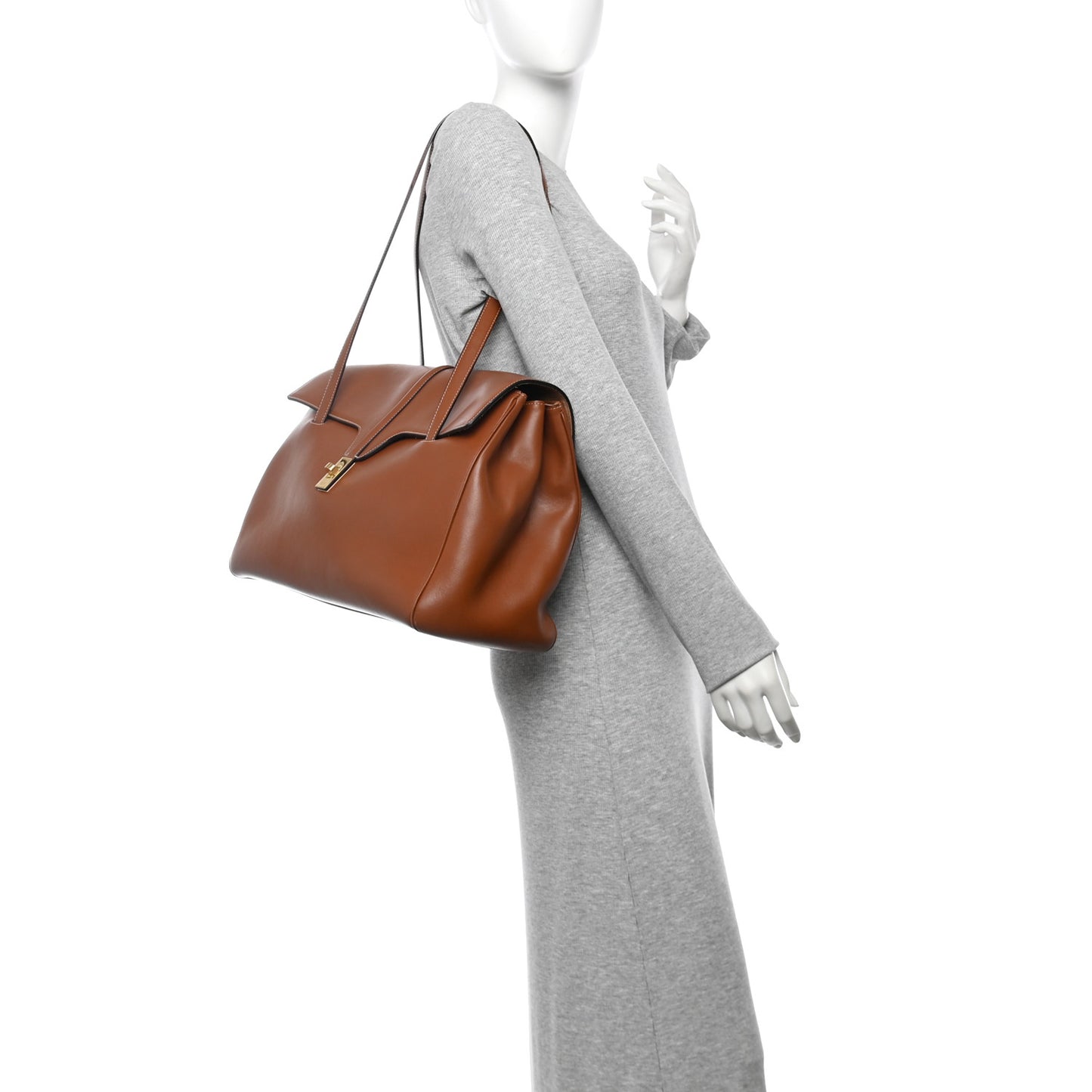 Calfskin Large Soft 16 Bag Tan