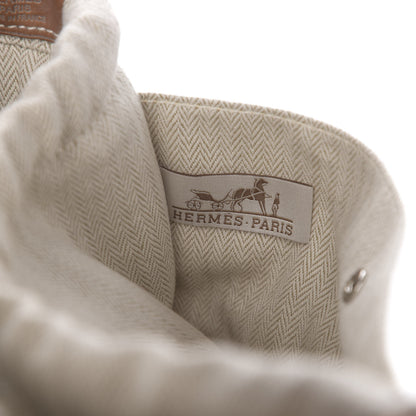 Hermes Canvas Barenia Fourbi 20 PM Pouch Naturel Fauve 5 of 11