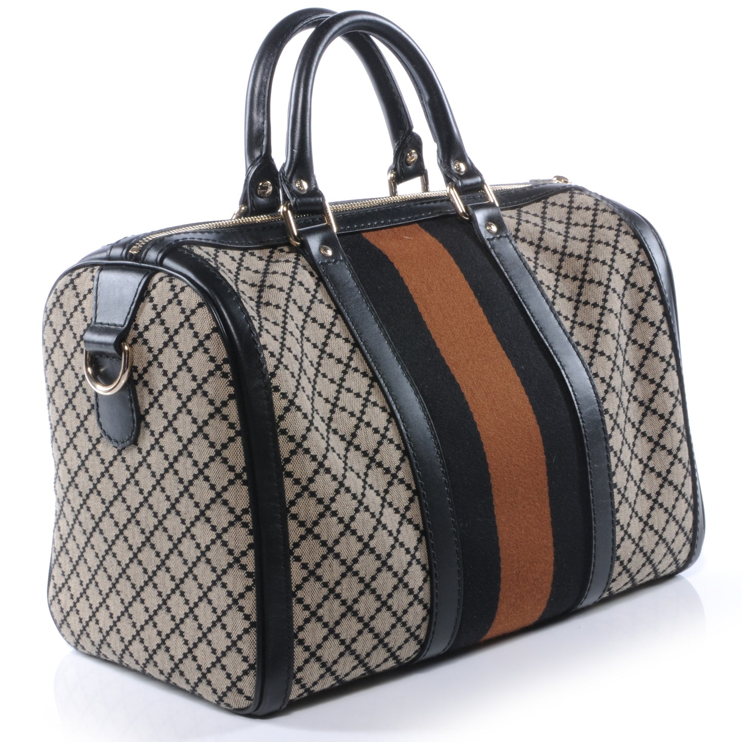 Diamante Vintage Web Medium Boston Black