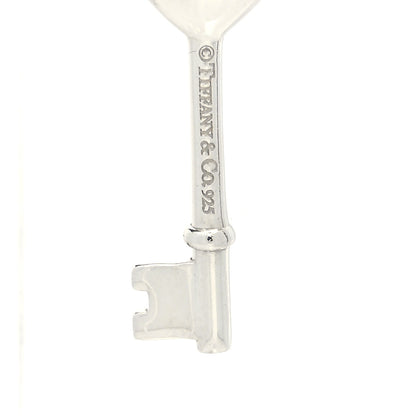 Tiffany Sterling Silver Enamel Key Pendant Blue 3 of 4