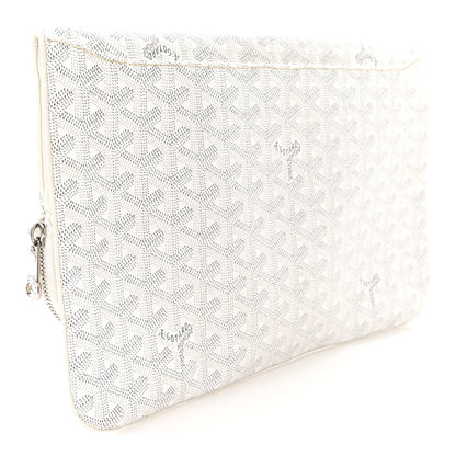 Goyard Goyardine Sainte Marie Soft Clutch White 3 of 7