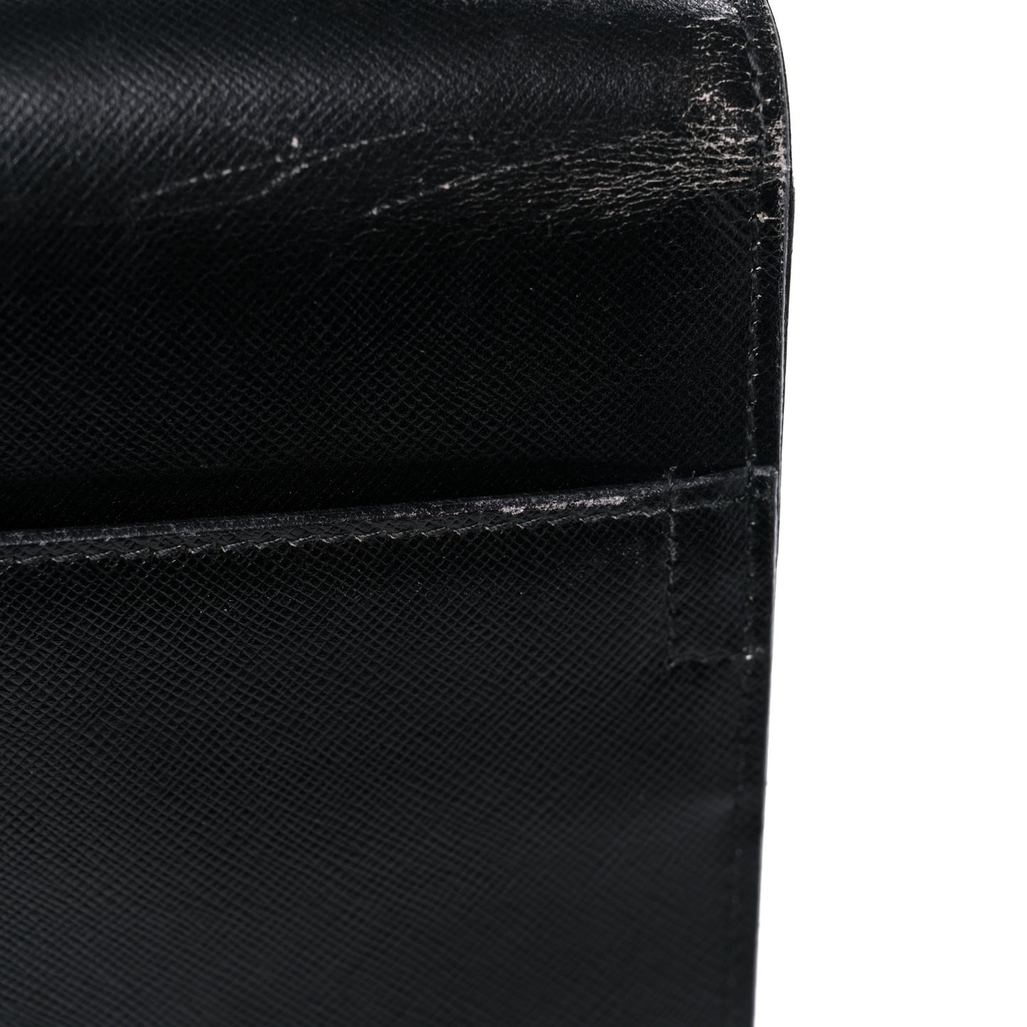 Saffiano Briefcase Black