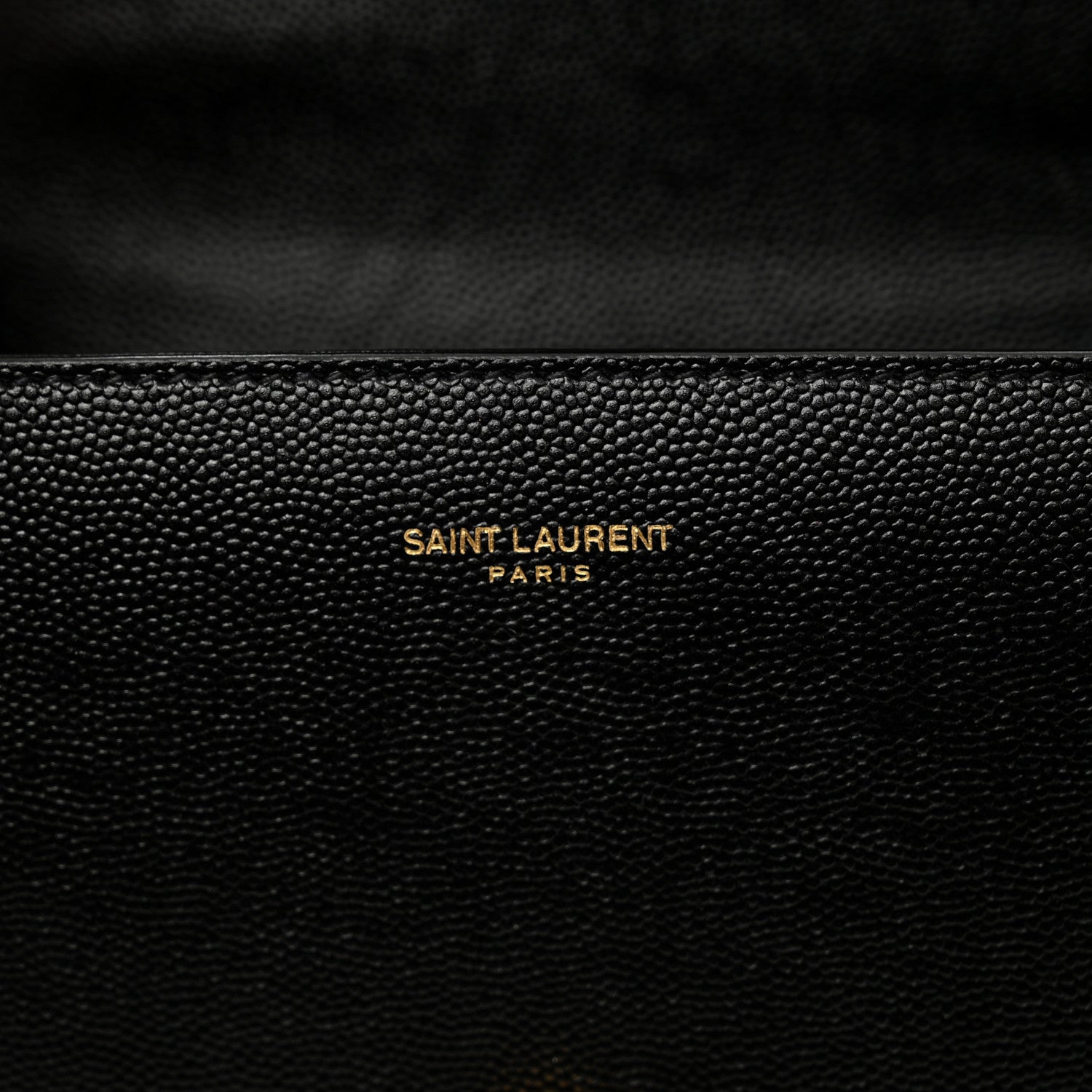 Saint Laurent Grain de Poudre Mini Classic Monogram Cassandra Top Handle Black 7 of 9