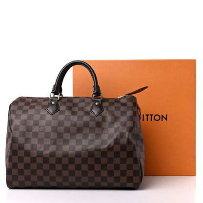 Louis Vuitton Damier Ebene Speedy 35 12 of 12