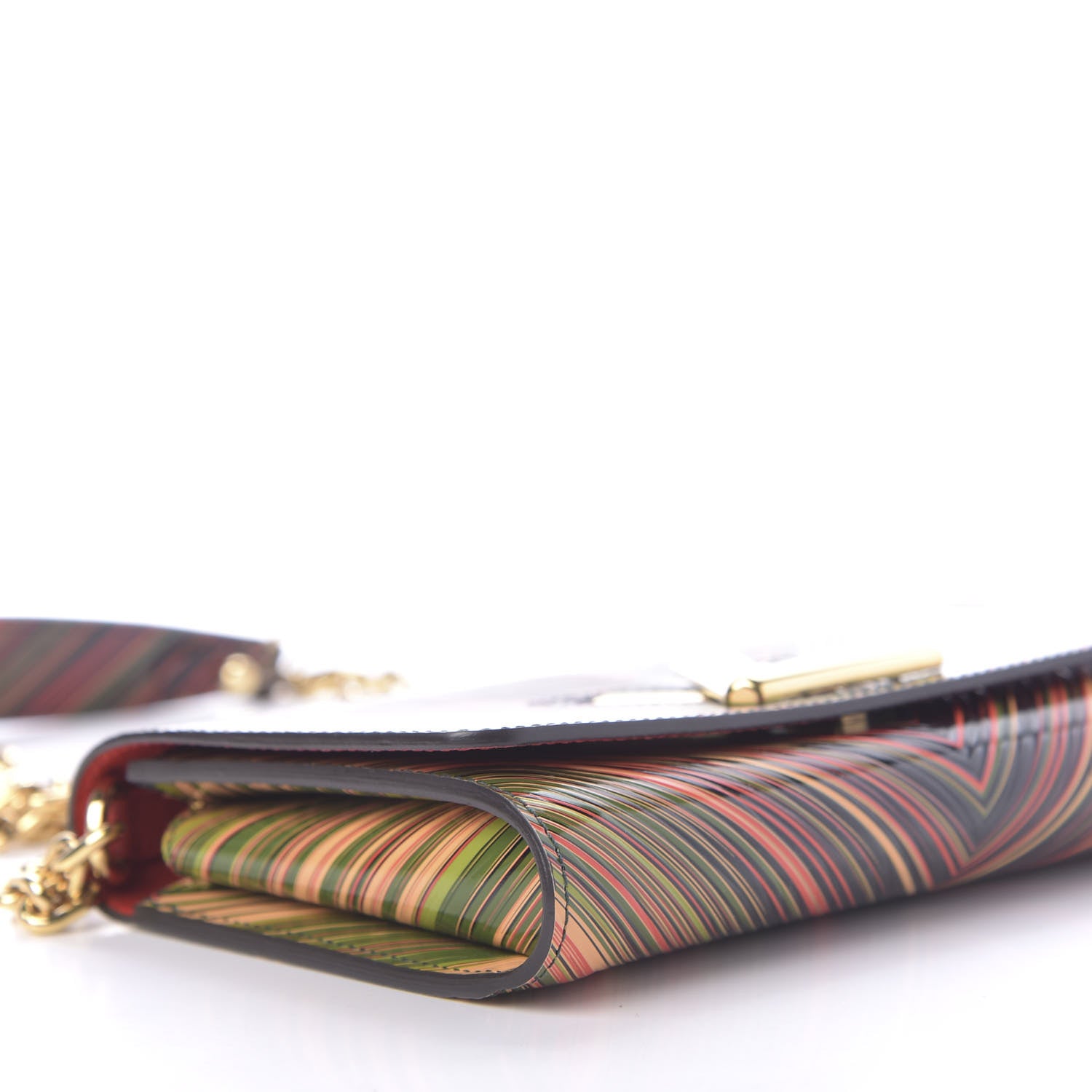 Louis Vuitton Epi Tropical Twist Chain Wallet Rose Beige 6 of 10