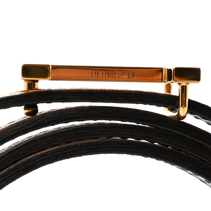 Hermes Swift Epsom 13mm Focus Belt 90 Black Gold 4 of 6
