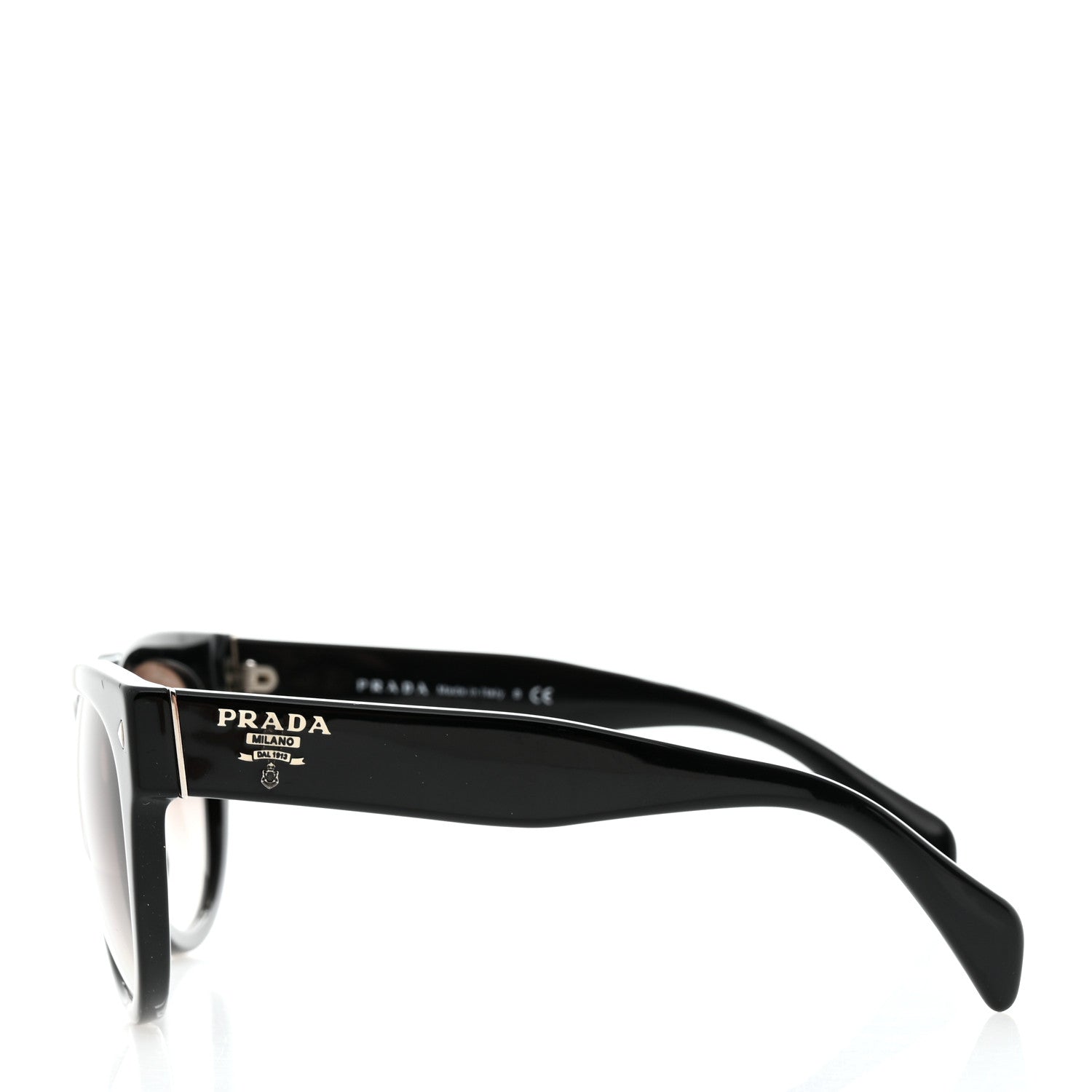 Prada Round Sunglasses SPR 170 Black 3 of 8