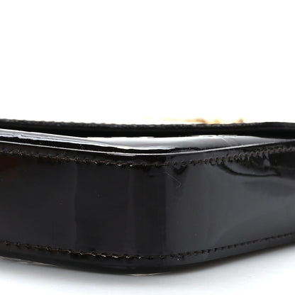 Louis Vuitton Vernis Pochette Felicie Chain Wallet Amarante 9 of 10