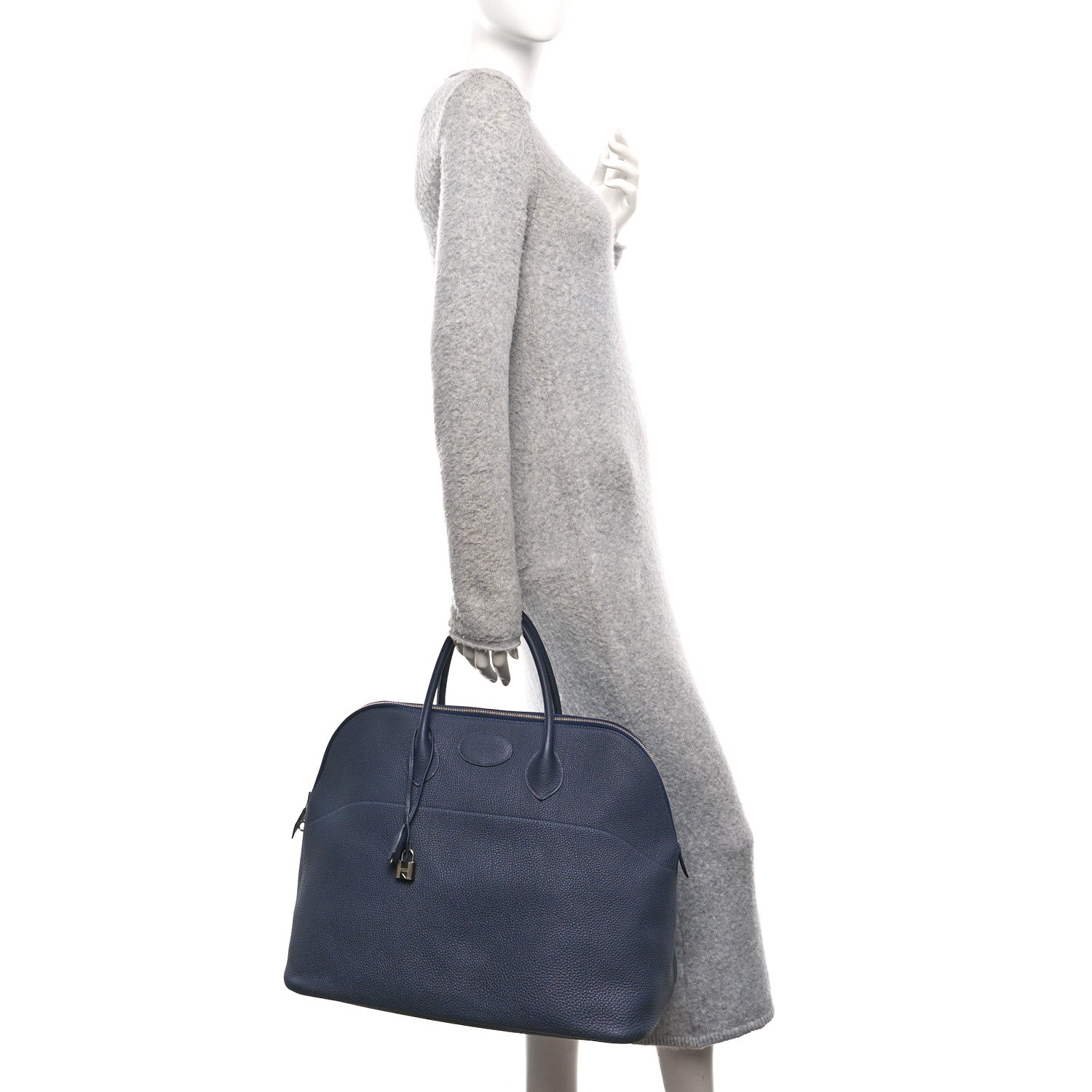 Hermes Togo Bolide 45 Bleu Nuit 2 of 10