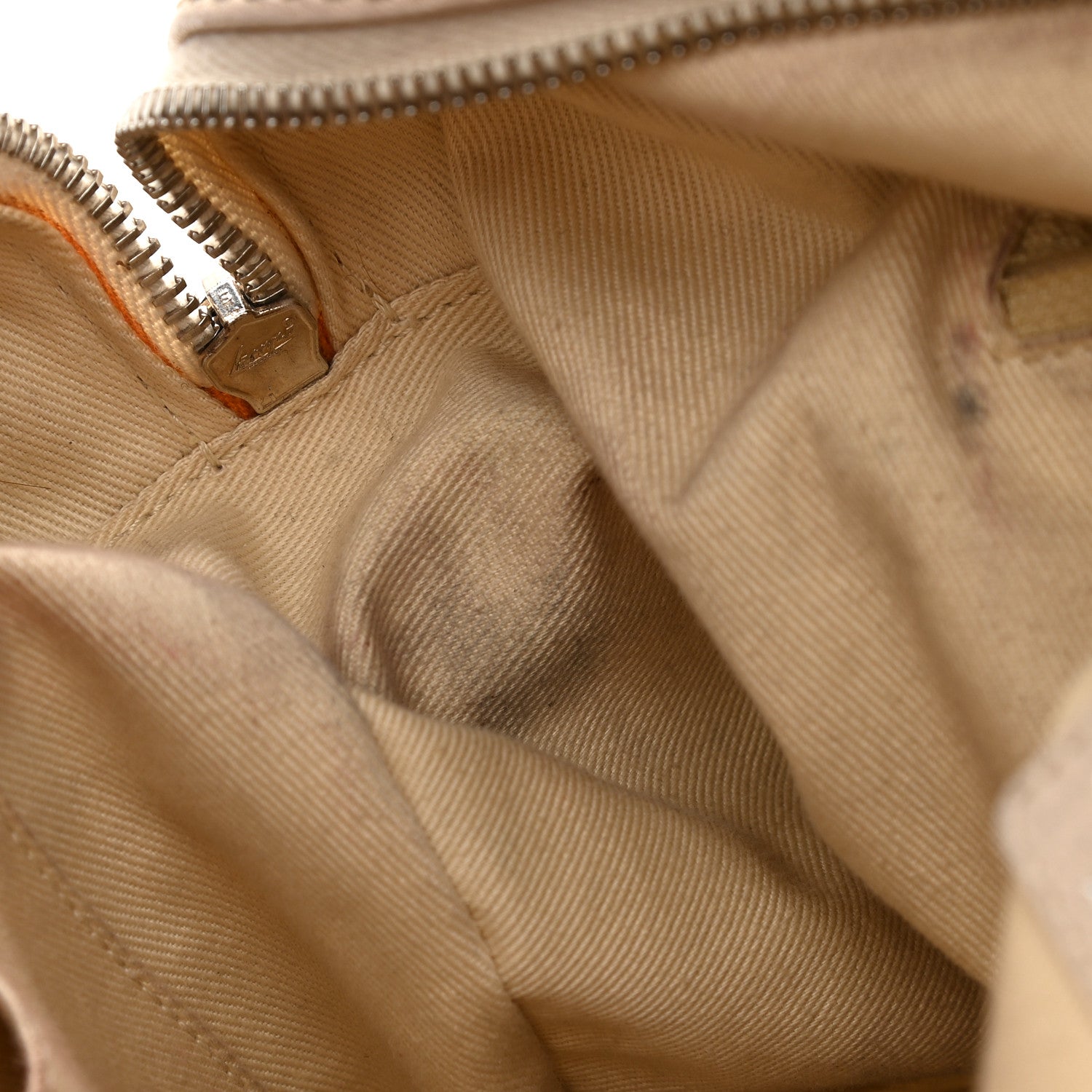 Chanel Calfskin Stitched Outdoor Ligne Bowler Beige 9 of 17