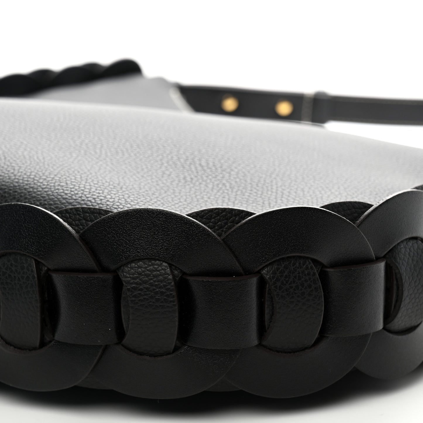 Small Grain Smooth Calfskin Large Darryl Hobo Black