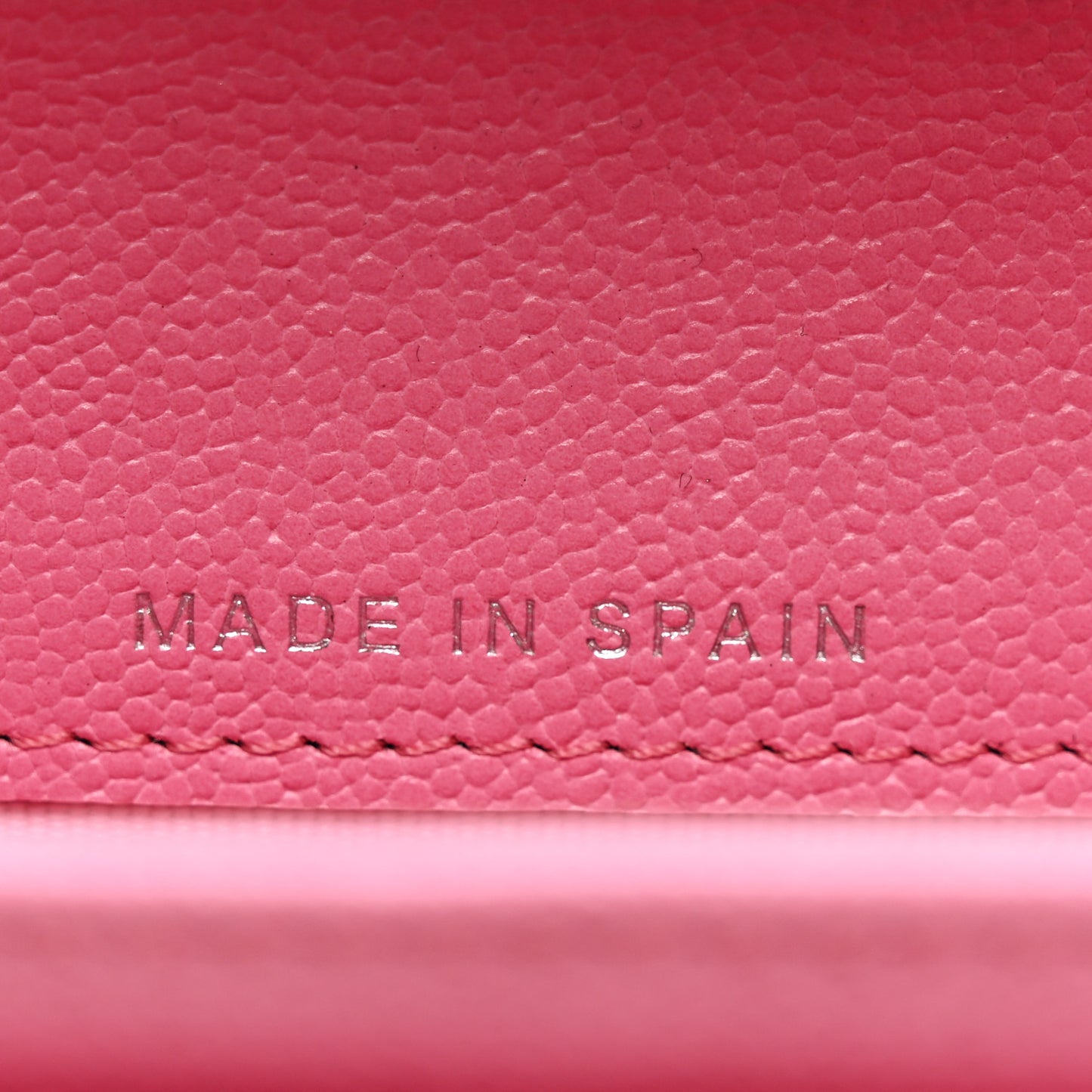 Caviar Quilted Boy Flap Card Holder Wallet Pink