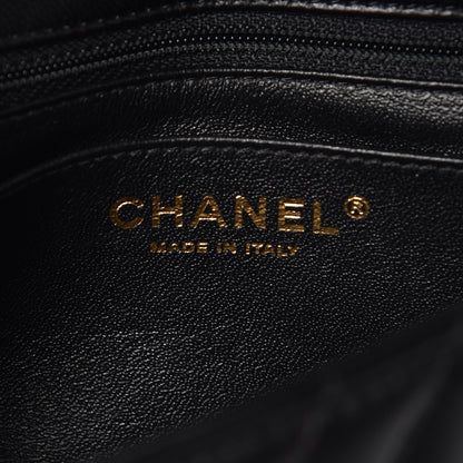 Chanel Lambskin Chevron Quilted Mini Square Flap Black 6 of 8