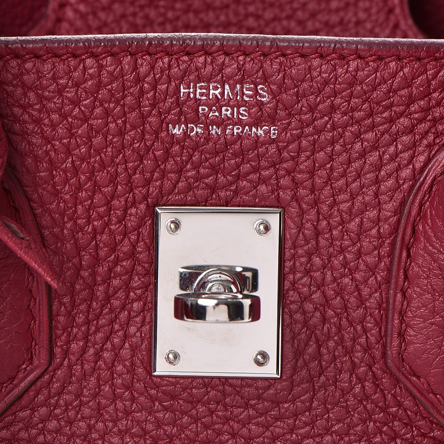 Hermes Togo Birkin 25 Rubis 24 of 38