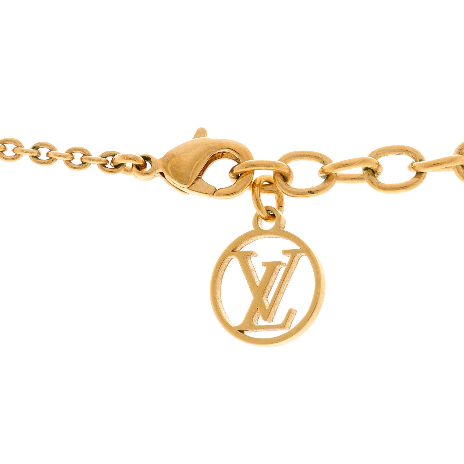 Louis Vuitton Vuittonite Rat Necklace Gold 5 of 6