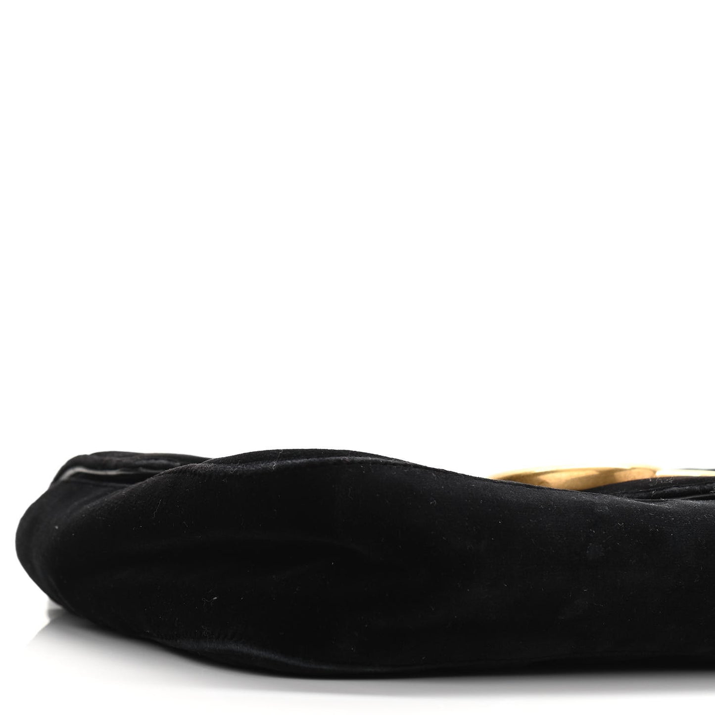 Velvet Matelasse Medium GG Marmont Shoulder Bag Black