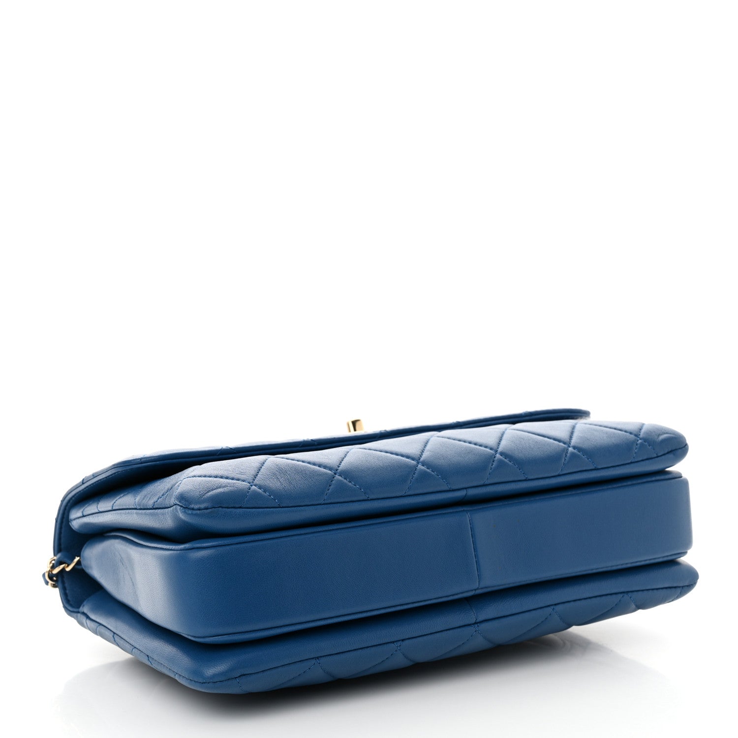 Chanel Lambskin Quilted Medium Trendy CC Flap Dual Handle Bag Dark Blue 4 of 10