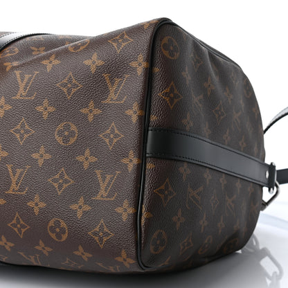 Louis Vuitton Monogram Macassar Keepall Bandouliere 45 9 of 10