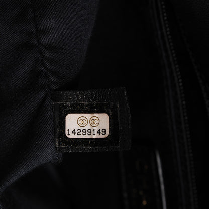 Chanel Lambskin Quilted Cruise Charm Medium Single Flap Black 6 of 8