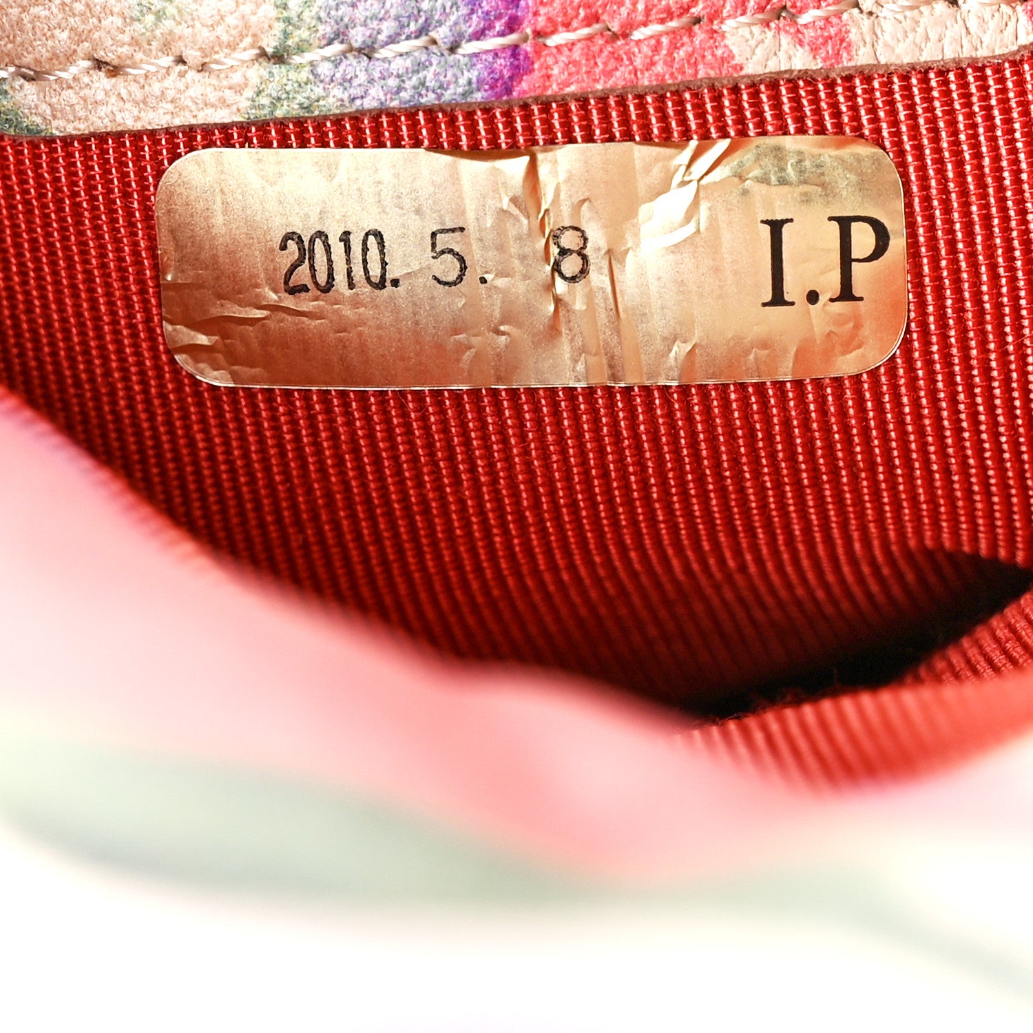 Chanel Lambskin Floral Printed Quilted Phone Holder Multicolor 7 of 12